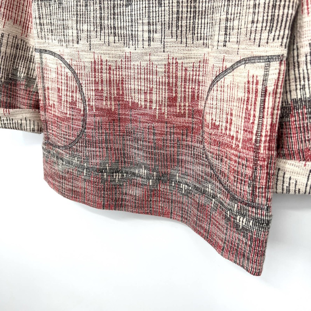 Anthropology Womens Size XS Red Sweatshirt Fall Winter Blouse Shirt Top Cozy - Picture 4 of 8